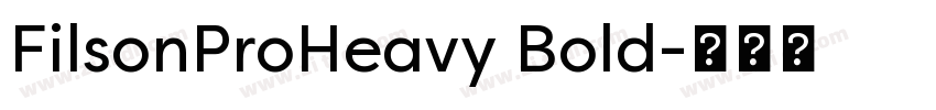 FilsonProHeavy Bold字体转换 FilsonProHeavy Bold字体转换